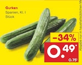 Gurken bei Netto Marken-Discount im Geismar Prospekt für 0,49 €
