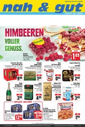 Aktueller nah und gut Supermarkt Prospekt in Burgpreppach und Umgebung, "Wir lieben Lebensmittel!" mit 4 Seiten, 22.04.2024 - 27.04.2024