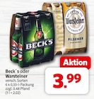 Aktuelle Warsteiner Angebote bei nah&frisch in Rheda-Wiedenbrück Aktuelles Beck's Angebot bei nah&frisch in Rheda-Wiedenbrück ab 3,99 €