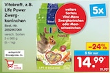 Life Power Zwergkaninchen Angebote von Vitakraft bei Netto Marken-Discount Hamburg für 14,99 €