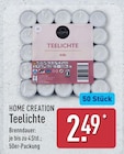 Teelichte von HOME CREATION im aktuellen ALDI Nord Prospekt