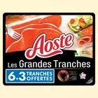 Les Grandes Tranches Jambon Sec - Aoste en promo chez Intermarché Super Saint-Denis à 4,59 €