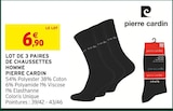 Lot de 3 paires de chaussettes homme - PIERRE CARDIN dans le catalogue Intermarché Super