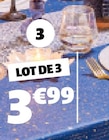 Promo 3 verres à 3,99 € dans le catalogue Gifi à La Chapelle-Launay