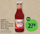 Aktuelles Bio-Tomaten Ketchup Angebot bei tegut in Würzburg ab 2,29 €