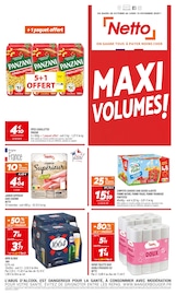 Prospectus Discount Alimentaire Netto en cours à Carrieres sous Bois et alentours, "MAXI VOLUMES !", 8 pages, 28/10/2025 - 10/11/2025 Catalogue Discount Alimentaire Netto en cours à Carrieres sous Bois et alentours, "MAXI VOLUMES !", 8 pages, 28/10/2025 - 10/11/2025