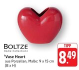 Vase Heart bei E center im Walldorf Prospekt für 8,49 €