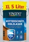 Wetterschutz-Holzlasur von Vincent für 36,99 € bei Hellweg im Angebot Wetterschutz-Holzlasur von Vincent im aktuellen Hellweg Prospekt