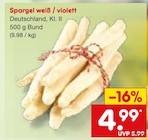 Spargel weiß / violett im Angebot bei Netto Marken-Discount in Grevenbroich Spargel weiß / violett Angebote bei Netto Marken-Discount Grevenbroich für 4,99 €
