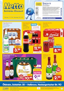 Netto Marken-Discount Wiernsheim Prospekt "DER ORT, AN DEM DU IMMER AUSGEZEICHNETE PREISE FINDEST." mit 2 Seiten