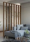 Kit claustra étagères MDF(m) décor chêne L. 60 x H. 250 cm, ép. 22 mm en promo chez Castorama Kit claustra étagères MDF(m) décor chêne L. 60 x H. 250 cm, ép. 22 mm dans le catalogue Castorama