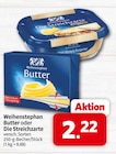 nah&frisch Mettingen - Butter Angebot im Prospekt Butter bei nah&frisch im Mettingen Prospekt für 2,22 €