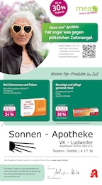 mea - meine apotheke Prospekt für Völklingen mit 4 Seiten mea - meine apotheke Prospekt für Völklingen: "Unsere Juli-Angebote", 4 Seiten, 01.07.2025 - 31.07.2025