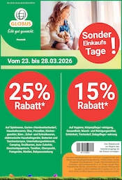 Aktueller GLOBUS Supermarkt Prospekt in Neustadt und Umgebung, "Aktuelle Angebote" mit 30 Seiten, 23.03.2026 - 28.03.2026