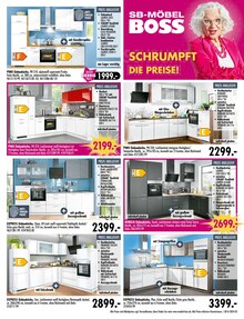 Küchenmöbel im SB Möbel Boss Prospekt "SCHRUMPFT DIE PREISE!" mit 12 Seiten (Bremen)