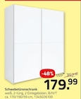 Schwebetürenschrank im Angebot bei ROLLER in Wesel Schwebetürenschrank Angebote bei ROLLER Wesel für 179,99 €