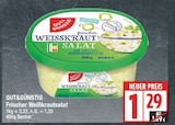 Frischer Weißkrautsalat von GUT&GÜNSTIG für 1,29 € bei EDEKA im Angebot Frischer Weißkrautsalat von GUT&GÜNSTIG im aktuellen EDEKA Prospekt