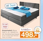 Möbel Inhofer - Boxspringbett Angebot im Prospekt Boxspringbett bei Möbel Inhofer im Prospekt für 498,00 €