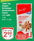 Aktuelle Bratwurst Angebote bei GLOBUS in Erfurt Aktuelles Original Nürnberger Rostbratwürste Classic Angebot bei GLOBUS in Erfurt ab 2,99 €
