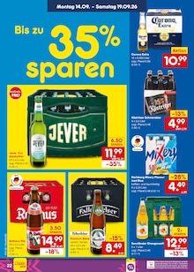 Jever im aktuellen Netto Marken-Discount Prospekt (Saarbrücken) Jever im Netto Marken-Discount Prospekt "Aktuelle Angebote" mit 67 Seiten (Saarbrücken)