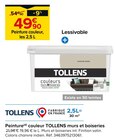 Peinture couleur TOLLENS murs et boiseries - TOLLENS en promo chez Castorama Villenave-d'Ornon à 49,90 €