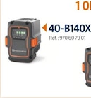 Husqvarna Amboise - Promo Batteries 40-B140X Promo Batteries 40-B140X à dans le catalogue Husqvarna à Amboise