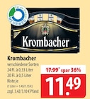 Aktuelle Krombacher Angebote bei famila Nordost in Buchholz (Nordheide) Aktuelles Krombacher 24 Fl. à 0,33 Liter Angebot bei famila Nordost in Buchholz (Nordheide) ab 11,49 €