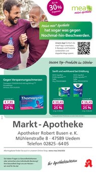 mea - meine apotheke Prospekt der KW 40 "Unsere September-Angebote" Aktueller mea - meine apotheke Prospekt "Unsere September-Angebote" Seite 1 von 4 Seiten
