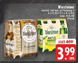 Pilsener Angebote von Warsteiner bei EDEKA Hemer für 3,99 €