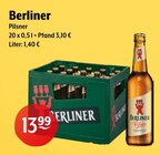 Pilsner Angebote von Berliner bei Getränke Hoffmann Düren für 13,99 €
