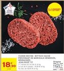 Viande bovine : bifteck haché provenant de morceaux dénervés et dégraissés - Jean Rozé en promo chez Intermarché Super Viande bovine : bifteck haché provenant de morceaux dénervés et dégraissés - Jean Rozé dans le catalogue Intermarché Super