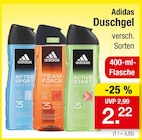 Duschgel im Angebot bei Zimmermann in Langenhagen Duschgel Angebote von Adidas bei Zimmermann Langenhagen für 2,22 €