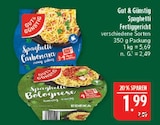 Spaghetti Carbonara im Angebot bei Marktkauf in Schwabach Spaghetti Carbonara Angebote von Gut & Günstig bei Marktkauf Schwabach für 1,99 €