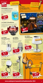 Solarlampe im Sonderpreis Baumarkt Prospekt in Göttingen Aktueller Sonderpreis Baumarkt Prospekt mit Solarlampe, "... da, wo mehr Power drin steckt!", Seite 5