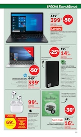 Promos Disque Dur Externe dans le catalogue "LES PRIX BAS Spécial rentrée" de Hyper U Disque Dur Externe en promo dans le catalogue Hyper U à la page 93