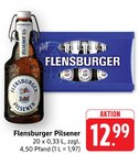 Pilsener im Angebot bei EDEKA in Neu-Ulm Pilsener Angebote von Flensburger bei EDEKA Neu-Ulm für 12,99 €