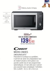Promo Micro-ondes à 139,90 € dans le catalogue Extra à Huparlac
