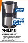 Aktuelles Filterkaffeemaschine HD7548 Café Gaia Angebot bei expert in Chemnitz ab 59,99 €