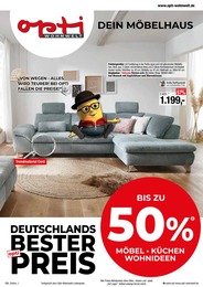 Opti-Wohnwelt Prospekt für Saterland mit 38 Seiten Opti-Wohnwelt Prospekt "Deutschlands Bester Preis" für Saterland, 38 Seiten, 08.12.2024 - 23.12.2024