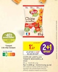 Chips de lentilles tomate mozzarella à Intermarché dans Lizac Chips de lentilles tomate mozzarella à Intermarché dans Lizac