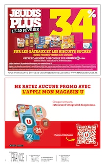 Prospectus U Express à Plougasnou, "U Express", 16 pages de promos valables du 18/02/2025 au 02/03/2025