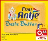 Beste Butter im Angebot bei Netto Marken-Discount in Hürth Beste Butter Angebote von Frau Antje bei Netto Marken-Discount Hürth für 0,88 €