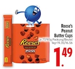 Peanut im EDEKA Prospekt Peanut Butter Cups Packung von Reese's im aktuellen EDEKA Prospekt für 1,49 €