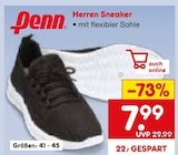 Herren Sneaker Angebote von Penn bei Netto Marken-Discount Neuwied für 7,99 €