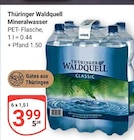 Mineralwasser Classic Angebote von Thüringer Waldquell bei GLOBUS Gera für 3,99 €