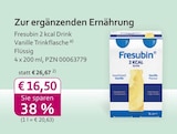 2 kcal Drink Vanille Trinkflasche Angebote von Fresubin bei mea - meine apotheke Leonberg für 16,50 €