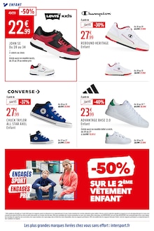 Catalogue Intersport à Mayenne cette semaine, valable du 28/07/2025 au 17/08/2025 Prospectus Intersport à Mayenne, "ENGAGÉS POUR UNE RENTRÉE MOINS CHÈRE.", 24 pages de promos valables du 28/07/2025 au 17/08/2025