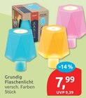 Flaschenlicht von Grundig im aktuellen budni Prospekt