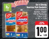 Aktuelles American Style Sandwich Angebot bei E center in Jena ab 1,00 €