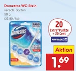 WC-Stein im Angebot bei Netto Marken-Discount in Wesel WC-Stein Angebote von Domestos bei Netto Marken-Discount Wesel für 1,69 €